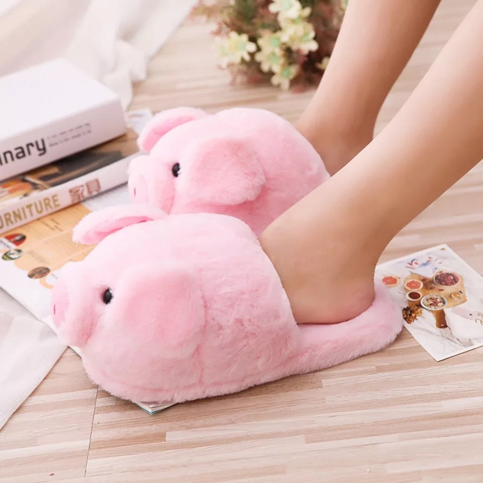 Plush Piggy Slipper - Tinyminymo