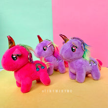 Load image into Gallery viewer, Plush Mini Unicorn Charm - Tinyminymo