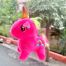 Load image into Gallery viewer, Plush Mini Unicorn Charm - Tinyminymo