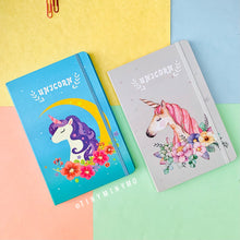 Load image into Gallery viewer, Pretty Unicorn Notebook - Tinyminymo