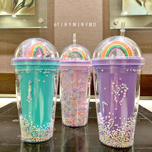 Load image into Gallery viewer, Rainbow Confetti Sipper - Tinyminymo