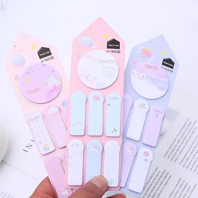 Unicorn Sticky Notes - TinyMinyMo
