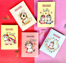 Load image into Gallery viewer, Unicorn Notebook - TinyMinyMo