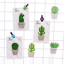 Load image into Gallery viewer, Cactus Shaped Sticky Notes - TinyMinyMo