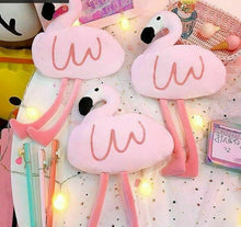 Load image into Gallery viewer, Plush Flamingo Pouch - TinyMinyMo