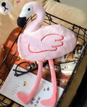 Load image into Gallery viewer, Plush Flamingo Pouch - TinyMinyMo