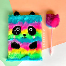 Load image into Gallery viewer, Multi-Color Plush Diary Set