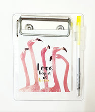 Load image into Gallery viewer, 4 In 1 Flamingo Notepad