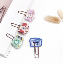 Load image into Gallery viewer, Vintage Camera Paperclips - Set of 3