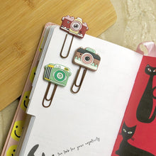 Load image into Gallery viewer, Vintage Camera Paperclips - Set of 3