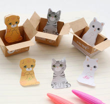 Load image into Gallery viewer, Cat Sticky Notes in a Box - Tinyminymo