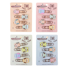 Load image into Gallery viewer, Owl Paperclips - Set of 4