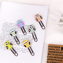 Load image into Gallery viewer, Owl Paperclips - Set of 4