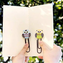 Load image into Gallery viewer, Owl Paperclips - Set of 4