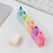 Load image into Gallery viewer, Stackable Lego Highlighters - Tinyminymo