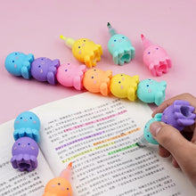 Load image into Gallery viewer, Stackable Octopus Highlighter - Set of 5 - Tinyminymo
