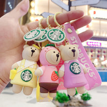 Load image into Gallery viewer, Starbucks Bear 3D Keychain - Tinyminymo