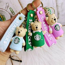 Load image into Gallery viewer, Starbucks Bear 3D Keychain - Tinyminymo