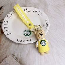 Load image into Gallery viewer, Starbucks Bear 3D Keychain - Tinyminymo