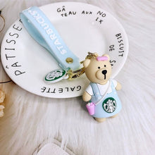 Load image into Gallery viewer, Starbucks Bear 3D Keychain - Tinyminymo