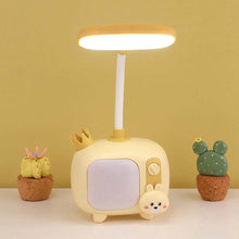 Load image into Gallery viewer, Television Bunny Desk Lamp with Pen Stand - Tinyminymo