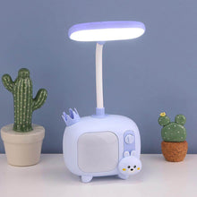 Load image into Gallery viewer, Television Bunny Desk Lamp with Pen Stand - Tinyminymo