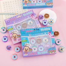 Load image into Gallery viewer, Unicorn Donut Erasers - Set of 6 - Tinyminymo