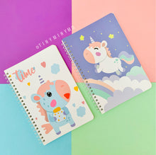 Load image into Gallery viewer, Unicorn Spiral Notebook - Tinyminymo