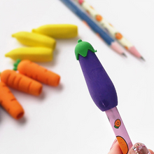 Load image into Gallery viewer, Veggies Eraser and Pencil Topper - Set of 3 - Tinyminymo