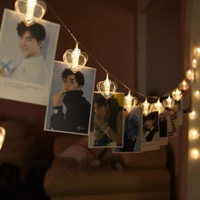 Load image into Gallery viewer, Heart Photo Clip Light - TinyMinyMo