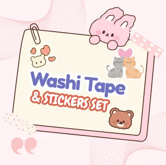 Washi Taps and Stickers Set - Tinyminymo