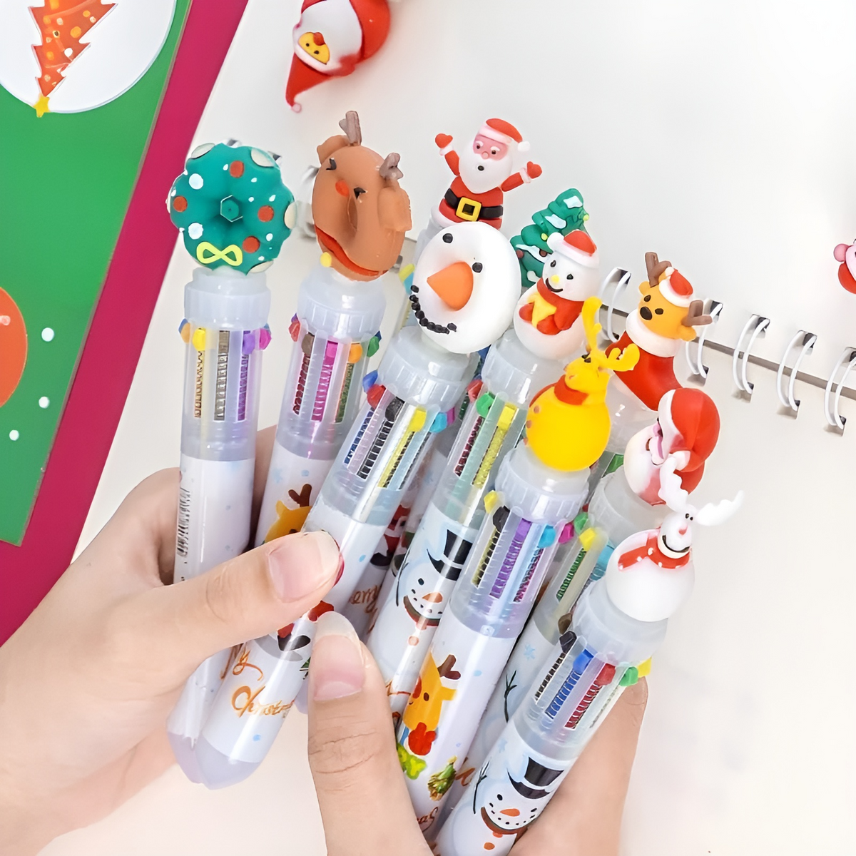 10 in 1 Christmas Pen - Tinyminymo