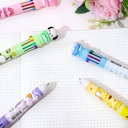 10 in 1 Sanrio Ball Pen - Tinyminymo