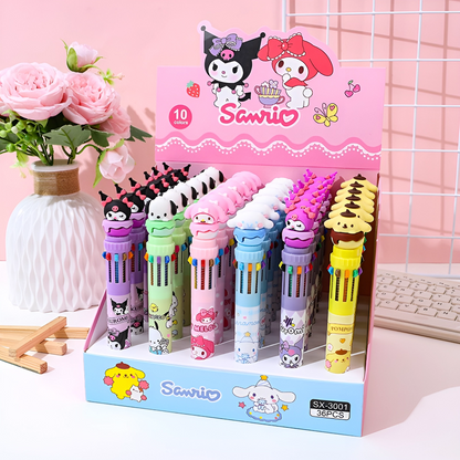 10 in 1 Sanrio Ball Pen - Tinyminymo