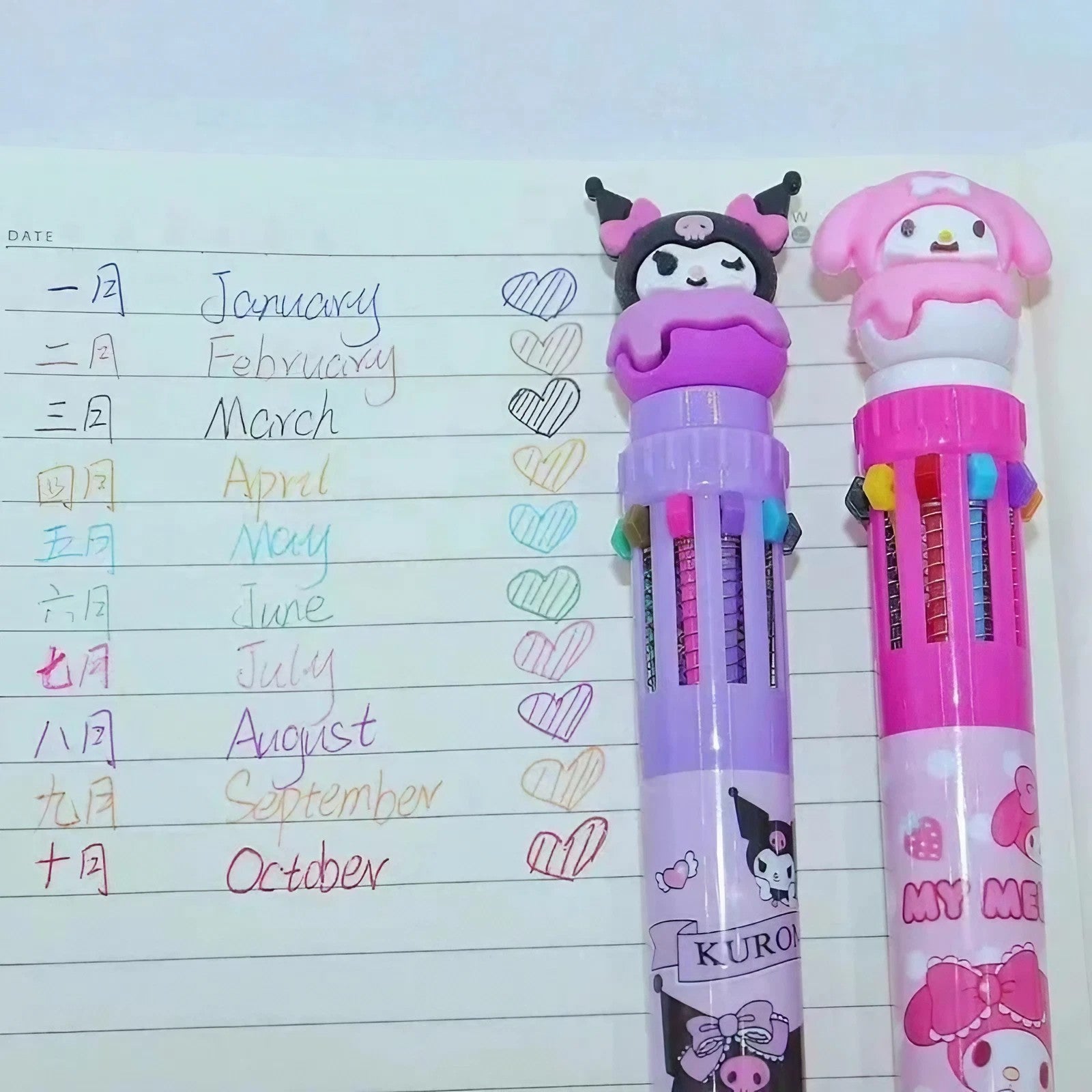 10 in 1 Sanrio Ball Pen - Tinyminymo