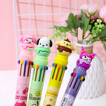 10 in 1 Sanrio Ball Pen - Tinyminymo