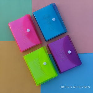 3 Fold Button Pocket Diary with Pen - Tinyminymo