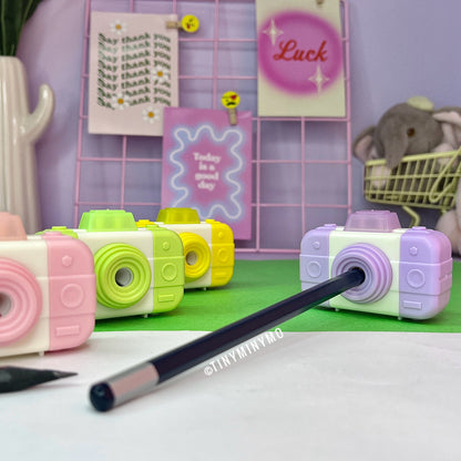 3 in 1 Camera Sharpener with Eraser - Tinyminymo