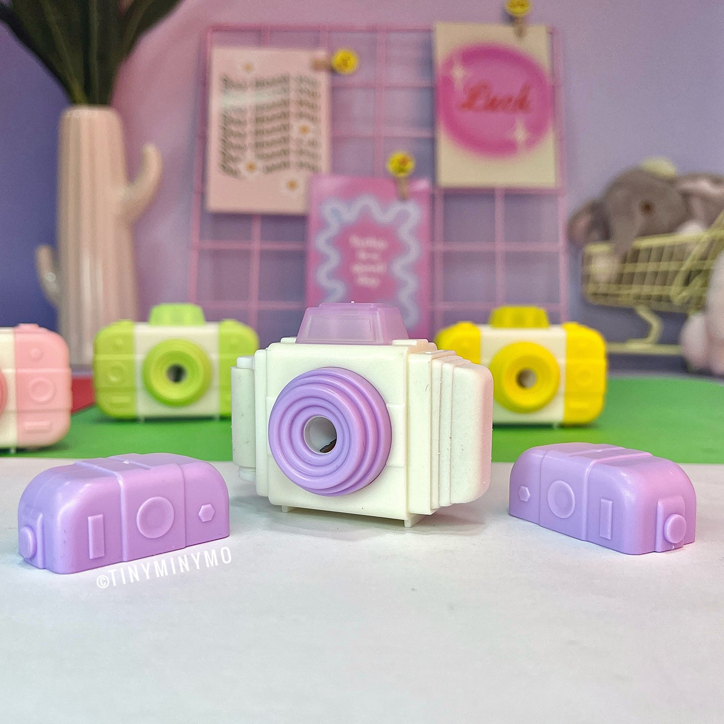 3 in 1 Camera Sharpener with Eraser - Tinyminymo