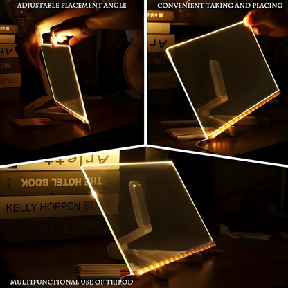 Acrylic Message Board in LED Light - Tinyminymo