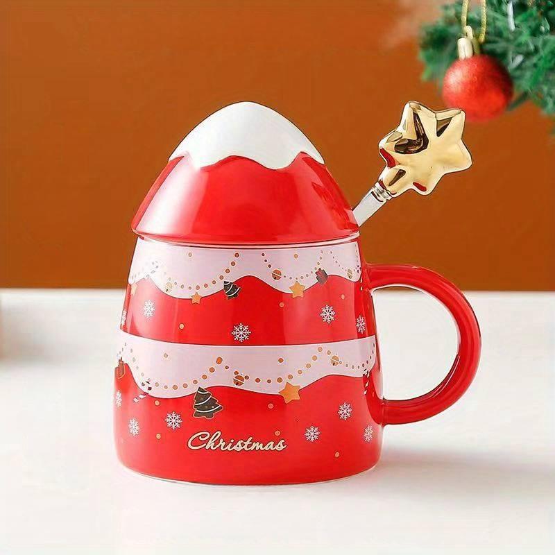 3D Christmas Tree Mug with Star Spoon - Tinyminymo