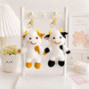 3D Cute Cow Keychain