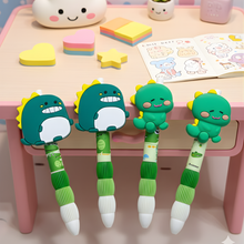 Load image into Gallery viewer, Two different Designs of Dino Gel Pen - Tinyminymo

