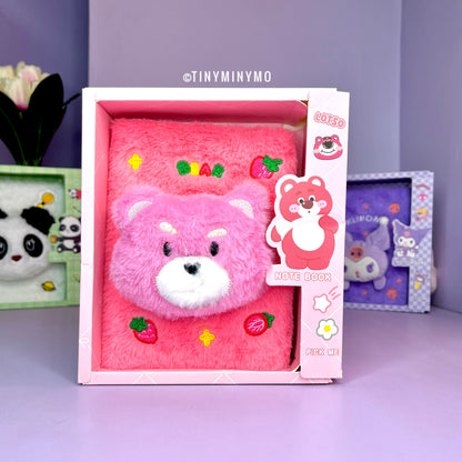 3D Face Kawaii Plush Diary - Tinyminymo