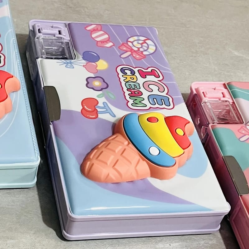 3D Ice-cream Multipurpose Pencil Box - Tinyminymo