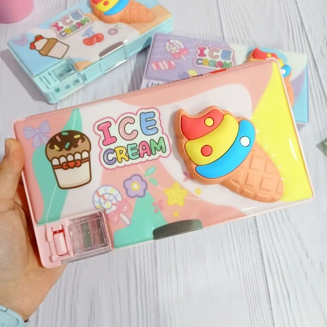3D Ice-cream Multipurpose Pencil Box - Tinyminymo