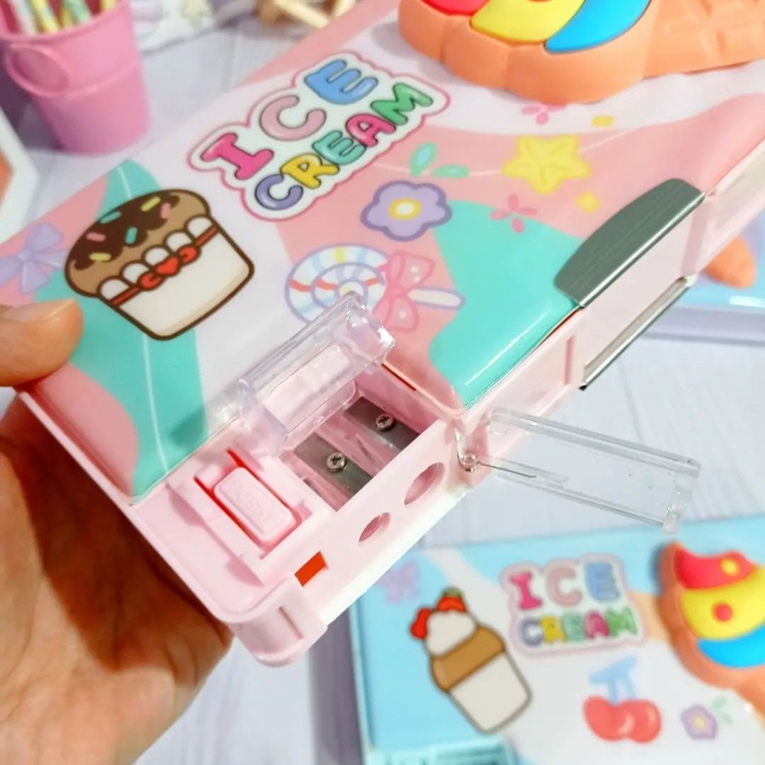 3D Ice-cream Multipurpose Pencil Box - Tinyminymo