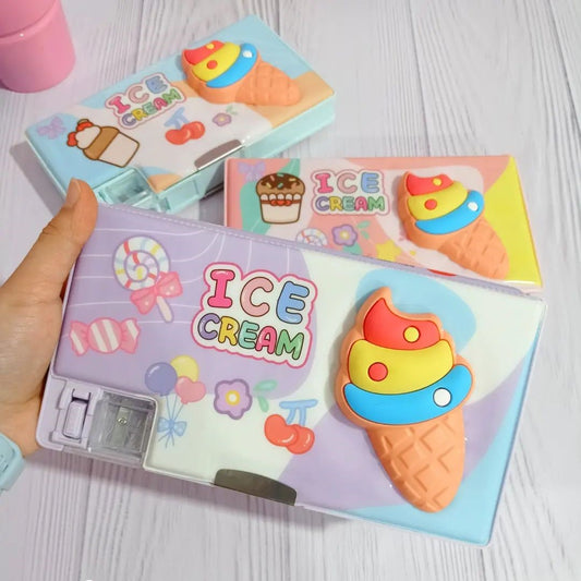 3D Ice-cream Multipurpose Pencil Box - Tinyminymo