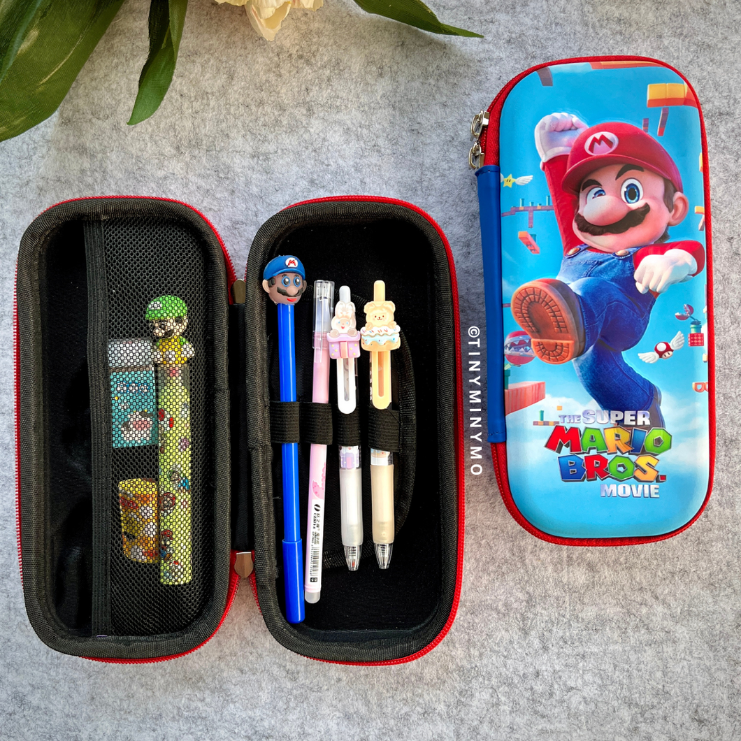 Mario Smiggle Pouch with Pens  - Tinyminymo