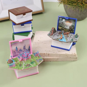 3D Popup Book Keychain - Tinyminymo